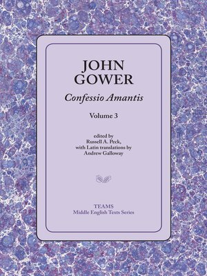 cover image of Confessio Amantis, Volume 3